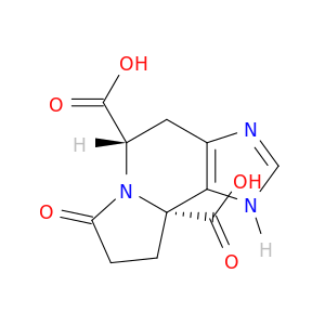 9aH-Imidazo[4,5-g]indolizine-5,9a-dicarboxylicacid, 1,4,5,7,8,9-hexahydro-7-oxo-, (5S,9aR)-