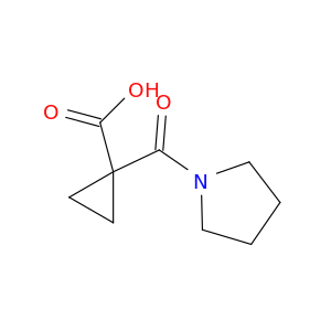 1-(Pyrrolidine-1-carbonyl)cyclopropane-1-carboxylic Acid