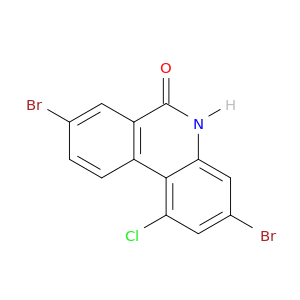 6(5H)-Phenanthridinone,3,8-dibromo-1-chloro-