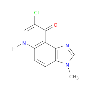 9H-Imidazo[4,5-f]quinolin-9-one, 8-chloro-3,6-dihydro-3-methyl-