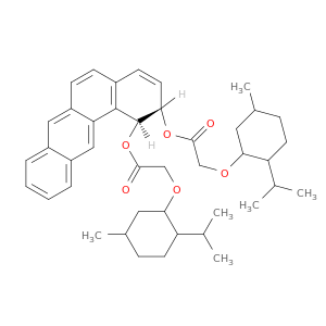 (1s,2s)-1,2-dihydrotetraphene-1,2-diyl bis({[5-methyl-2-(propan-2-yl)cyclohexyl]oxy}acetate)