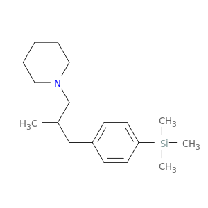 Piperidine, 1-[2-methyl-3-[4-(trimethylsilyl)phenyl]propyl]-