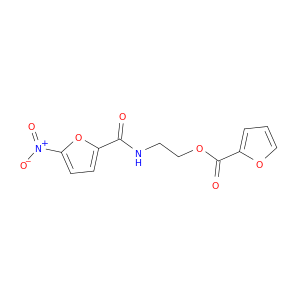 2-Furancarboxylic acid, 2-[[(5-nitro-2-furanyl)carbonyl]amino]ethyl ester