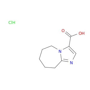 5H,6H,7H,8H,9H-imidazo[1,2-a]azepine-3-carboxylic Acid Hydrochloride