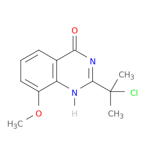 4(1H)-Quinazolinone,  2-(1-chloro-1-methylethyl)-8-methoxy-  (9CI)
