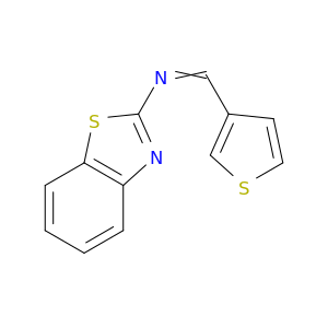 2-Benzothiazolamine, N-(3-thienylmethylene)-