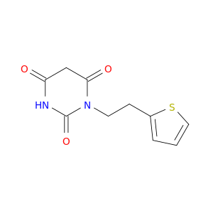 2,4,6(1H,3H,5H)-Pyrimidinetrione, 1-[2-(2-thienyl)ethyl]-