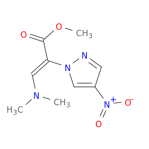 Methyl 3-(dimethylamino)-2-(4-nitropyrazol-1-yl)prop-2-enoate