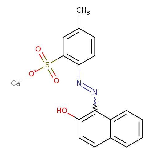 苯磺酸,2-[2-(2-羟基-1-萘基)二亚苯基]-5-甲基-,钙盐(1:?)