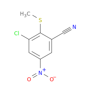 3-Chloro-2-(methylsulfanyl)-5-nitrobenzonitrile