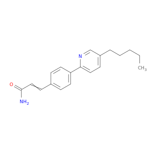 2-Propenamide, 3-[4-(5-pentyl-2-pyridinyl)phenyl]-