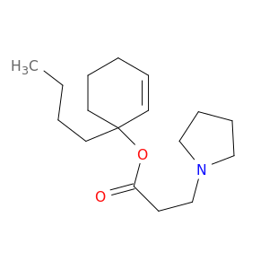 1-Pyrrolidinepropanoic acid, 1-butyl-2-cyclohexen-1-yl ester