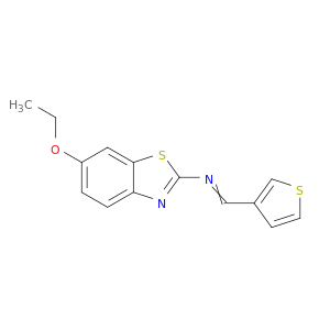 2-Benzothiazolamine, 6-ethoxy-N-(3-thienylmethylene)-