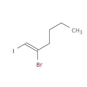 1-Hexene, 2-bromo-1-iodo-, (Z)-