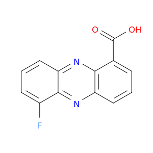 1-Phenazinecarboxylic acid, 6-fluoro-