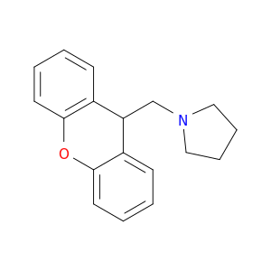 Pyrrolidine, 1-(9H-xanthen-9-ylmethyl)-