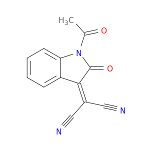 2H-Indol-2-one, 1-acetyl-3-(dicyanomethylene)-1,3-dihydro-