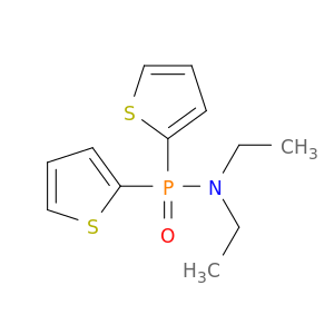 N-dithiophen-2-ylphosphoryl-N-ethyl-ethanamine