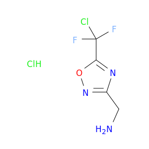 [5-(chlorodifluoromethyl)-1,2,4-oxadiazol-3-yl]methanamine hydrochloride