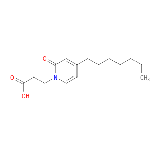 1(2H)-Pyridinepropanoic acid, 4-heptyl-2-oxo-