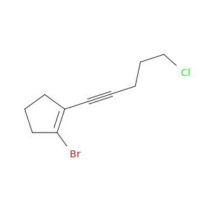 1-Cyclopentene, 1-bromo-2-(5-chloro-1-pentyn-1-yl)-
