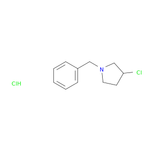 Pyrrolidine, 3-chloro-1-(phenylmethyl)-, hydrochloride