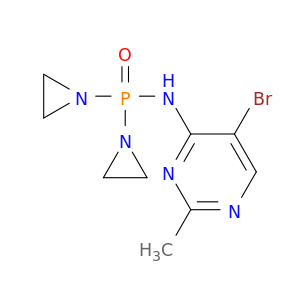 P,P-BIS(1-AZIRIDINYL)-N-(5-BROMO-2-METHYL-PYRIMIDIN-4-YL)PHOSPHINIC AMIDE