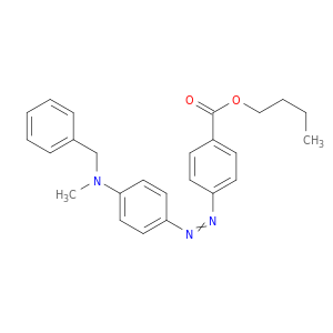 Benzoic acid, 4-[[4-[methyl(phenylmethyl)amino]phenyl]azo]-, butyl ester