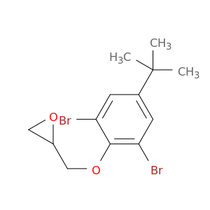Oxirane, [[2,6-dibromo-4-(1,1-dimethylethyl)phenoxy]methyl]-