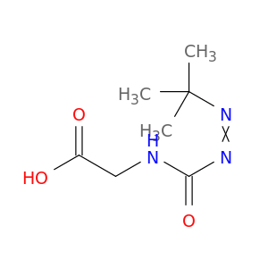 Glycine, N-[[(1,1-dimethylethyl)azo]carbonyl]-
