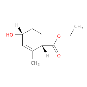 2-Cyclohexene-1-carboxylic acid, 4-hydroxy-2-methyl-, ethyl ester, cis-