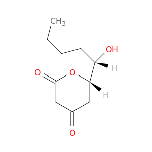 2H-Pyran-2,4(3H)-dione, dihydro-6-[(1S)-1-hydroxypentyl]-, (6S)-