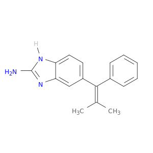 1H-Benzimidazol-2-amine, 5-(2-methyl-1-phenyl-1-propenyl)-