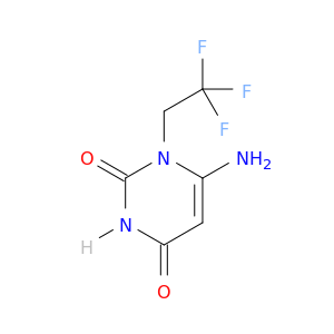6-Amino-1-(2,2,2-trifluoroethyl)-1,2,3,4-tetrahydropyrimidine-2,4-dione