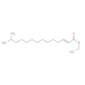 2-Tetradecenoic acid, 13-methyl-, ethyl ester, (E)-