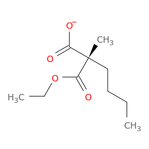 Propanedioic acid, butylmethyl-, monoethyl ester, (S)-
