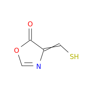 5(4H)-Oxazolone, 4-(mercaptomethylene)-