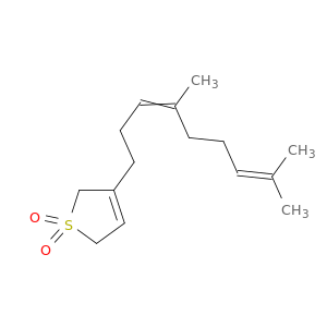 Thiophene, 3-(4,8-dimethyl-3,7-nonadienyl)-2,5-dihydro-, 1,1-dioxide