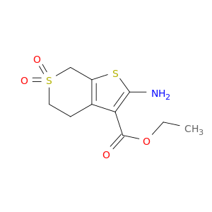 2-氨基-4,7-二氢-5H-噻吩并[2,3-c]噻喃-3-羧酸乙酯6,6-二氧化物