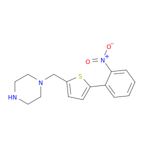 1-{[5-(2-Nitrophenyl)thiophen-2-yl]methyl}piperazine