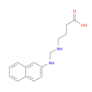 4-{[(naphthalen-2-ylamino)methyl]amino}butanoic acid