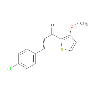 2-Propen-1-one, 3-(4-chlorophenyl)-1-(3-methoxy-2-thienyl)-