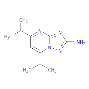 5,7-di(propan-2-yl)[1,2,4]triazolo[1,5-a]pyrimidin-2-amine