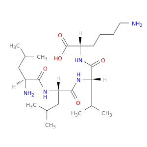 L-Lysine, L-leucyl-L-leucyl-L-valyl-