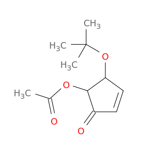 2-Cyclopenten-1-one, 5-(acetyloxy)-4-(1,1-dimethylethoxy)-