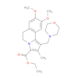ethyl 8,9-dimethoxy-2-methyl-1-(morpholin-4-ylmethyl)-5,6-dihydropyrrolo[2,1-a]isoquinoline-3-carboxylate