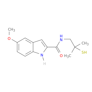 1H-Indole-2-carboxamide, N-(2-mercapto-2-methylpropyl)-5-methoxy-
