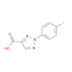 2-(4-fluorophenyl)-2H-1,2,3-triazole-4-carboxylic Acid
