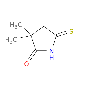 2-Pyrrolidinone, 3,3-dimethyl-5-thioxo-