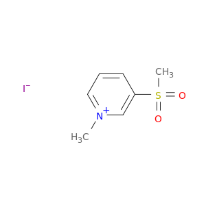 Pyridinium, 1-methyl-3-(methylsulfonyl)-, iodide